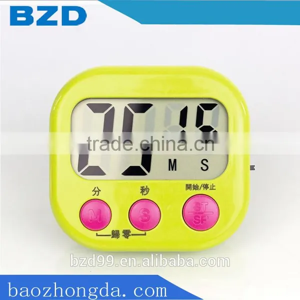 Promotional Smart LCD Display Electronic Countdown Timer Relay Count Up and Count Down Timer with Switch/Pothook/Holder/Magnet