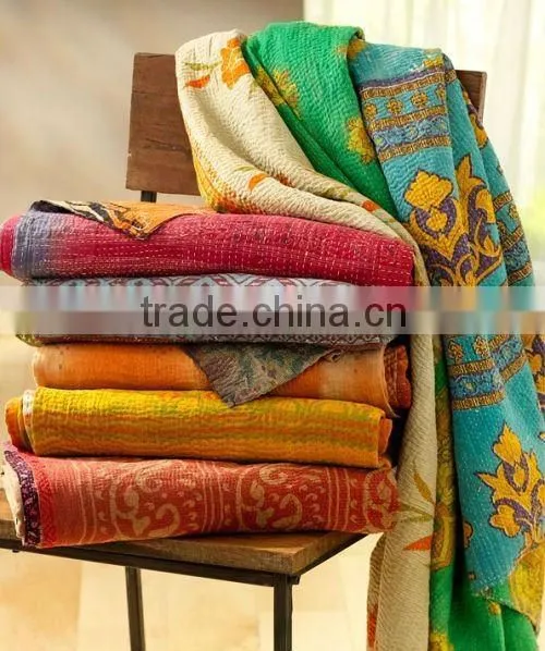Handmade Vintage Kantha Quilts,wholesale Lots Kantha Quilts,hand Quilted Kantha Quilts