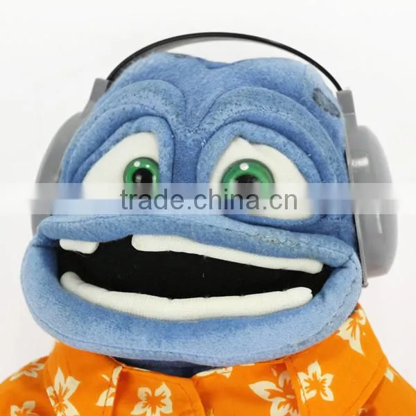 Singing Plush Toy Frog Stuffed Animal Green Big Big Frog Plush Toy photo-4