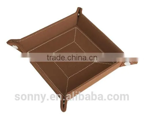 Leather Valet Coin Tray photo-3