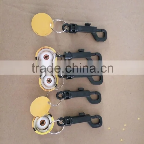 Colorful Plastic P Shape Keychain photo-3