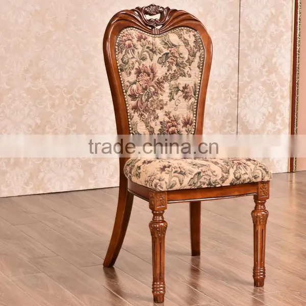 Restaurant Neoclassical Chinese Antique Wood Hand Carved Back Chair photo-6