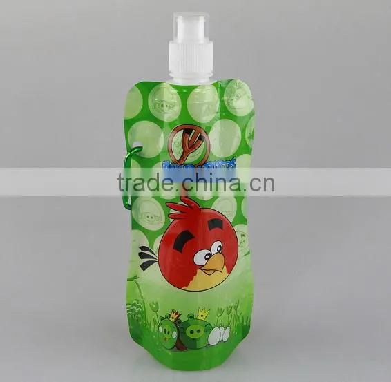 PE Plastic Type and Water Bottles Drinkware Type 480ml Foldable Water Bottle Quality Choice photo-3