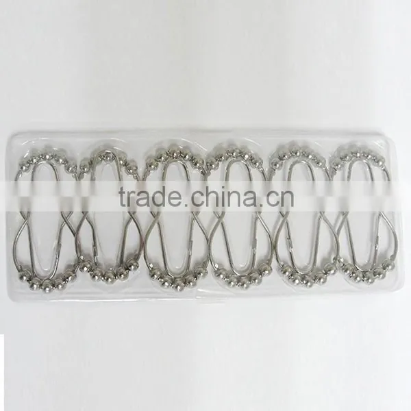 Shower Curtain Hooks/100% Metal Shower Curtain Hooks/304 Stainless Steel Curtain Hooks photo-5