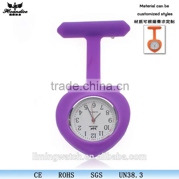 2016 Silicone Nurse Watch With Imprint Customer Logo