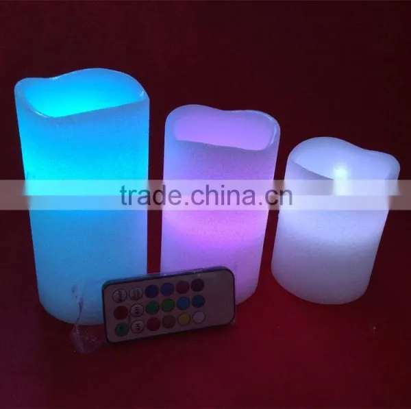 2016 3 Pieces for a Set Led Candle for Wedding Party Decoration photo-6