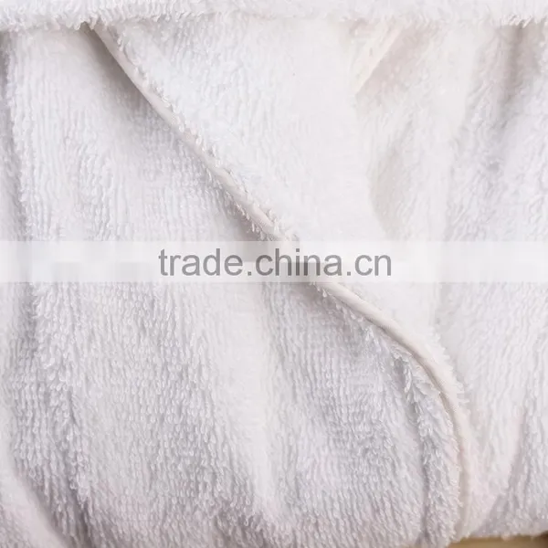 White Design Your Own Bathrobes Terry Cotton for Hotel Use photo-4