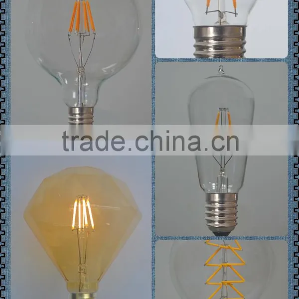 Dimmable 2W 4W 8W E14 E27 B22 Filament LED Bulb photo-4