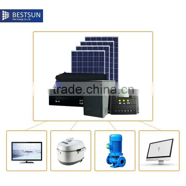 2KW Rooftop Install Solar Power System Home Solar Back up System 2KW pv Panel 2KW Energy photo-6