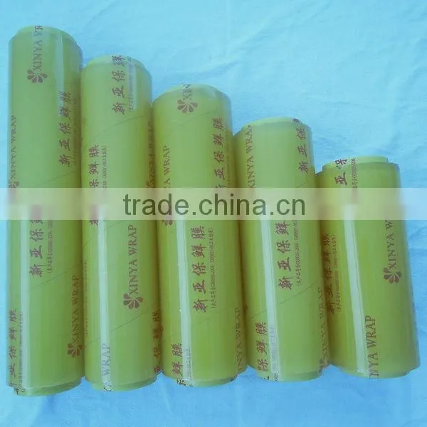 Transparent Pvc Wrap/supermarket Sale Cling Film/stretch Film Manufacturer