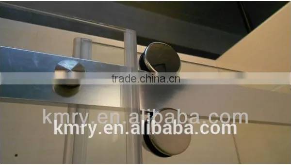 Stainless Steel Square Double Sliding Frameless Simple Enclosed Shower Cabin(KT5347) Quality Choice photo-2