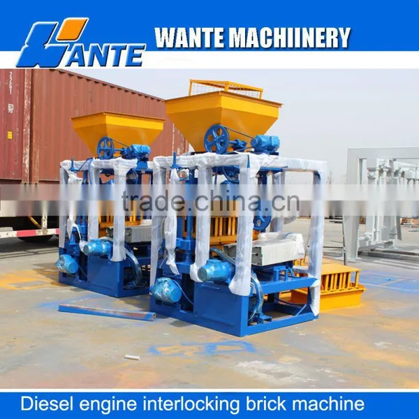 Manual Cement Compressed QT4-24 Semi Automatic Concrete Block Making Machine Price in India photo-2