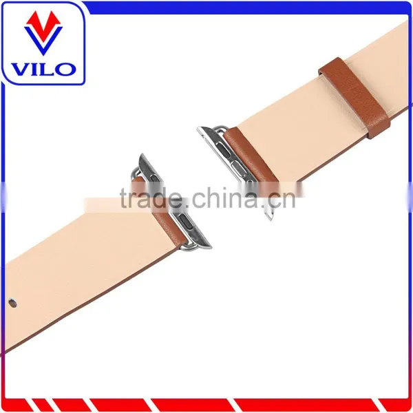 Genuine Leather Watch Band For Apple Watch 38/42mm With Adapter photo-4