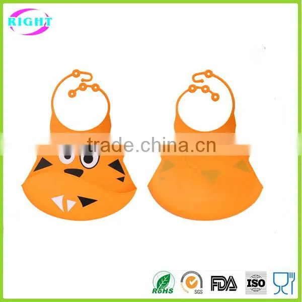 Eco-friendly Waterproof Silicone Baby Bib photo-3