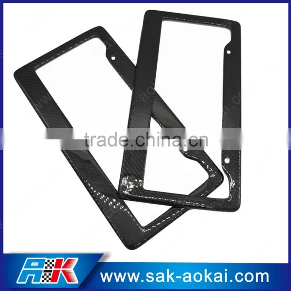 Real Carbon Fiber Car Plate Frame US Standard License photo-5
