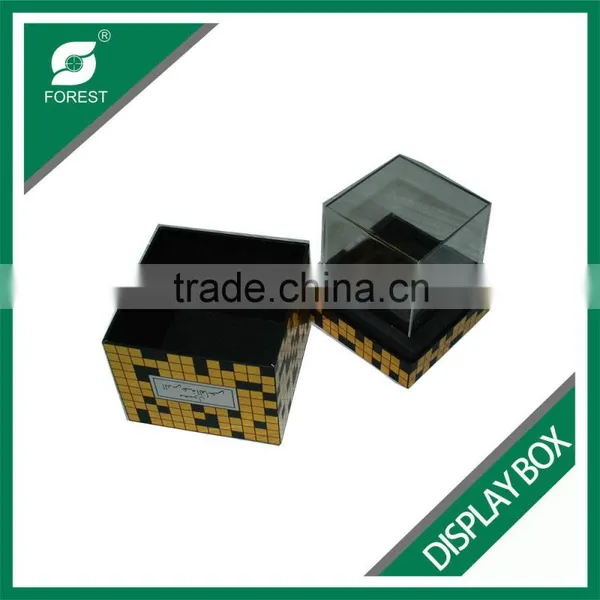HIGH QUALITY CUBE SHAPE CARDBOARD GIFT DISPLAY BOX FOR DISPLAYING JEWELLERYS photo-5