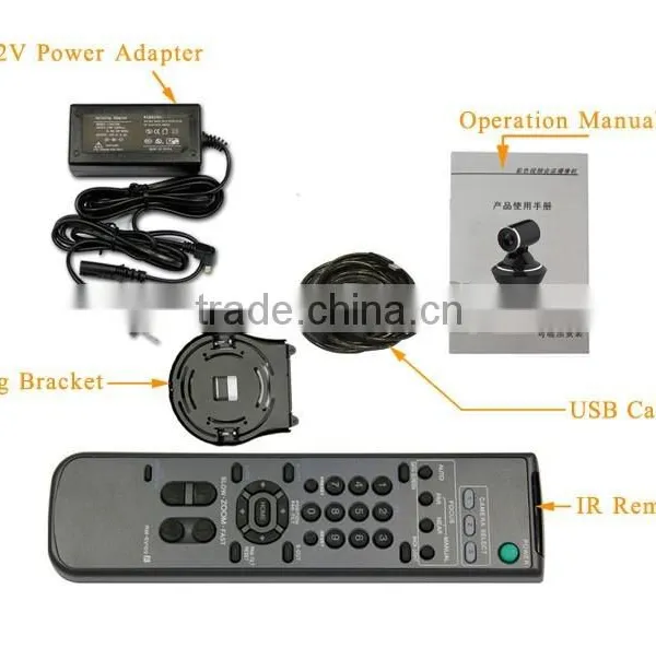 10X Wide Angle Pan/Tilt HD USB Web Desktop Video Conference Camera photo-3