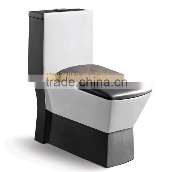 Ceramic Washdown Colored Black Toilet Square Water Closet 240 photo-2