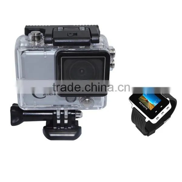 Cheap Ambarella A7LA50 Processor 50 Meters Waterproof Action Camera 2560x1080@30fps 1920x1080@45fps With RF Watch Controller photo-6