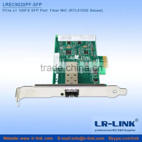 LR-LINK LREC9020PF-SFP PCIe X1 100FX SFP Port Fiber NIC for Desktop 100M Fiber Optic Card photo-3