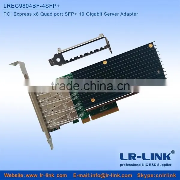 Intel XL710 Chipset PCI-E 3.0 4 SFP+ 10Gbps Network Card Compatible XL710-DA4FH photo-2