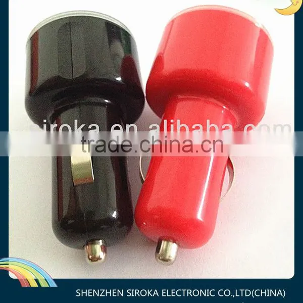 5V 2.1A /1A Dual Usb Portable Car Charger 2 Port 3.1amp for Apple/iPhone Blackberry