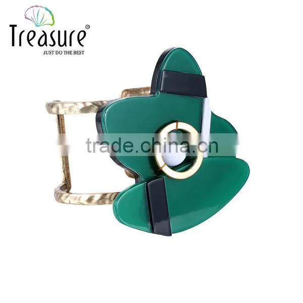 Fashion Jewelry Hot Selling High Quality Jewelry Gold Plated Open Cuff Bangle photo-2