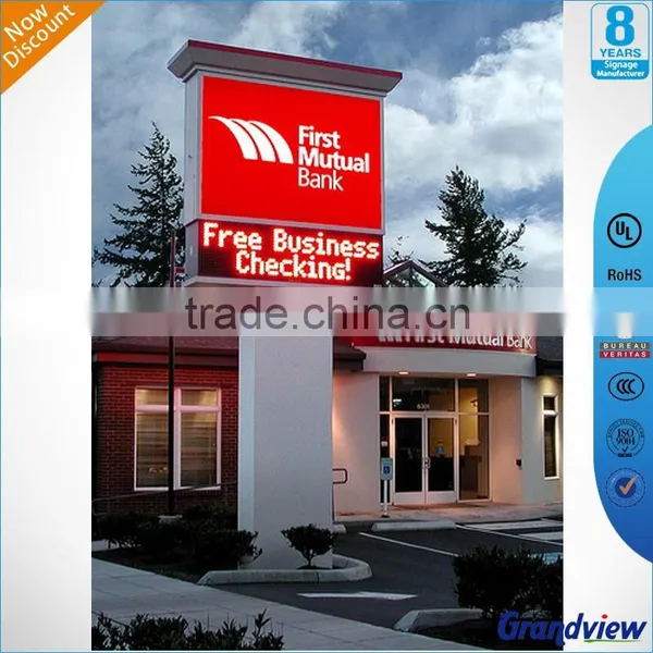 Unique Design for Bank Pylon Sign photo-2