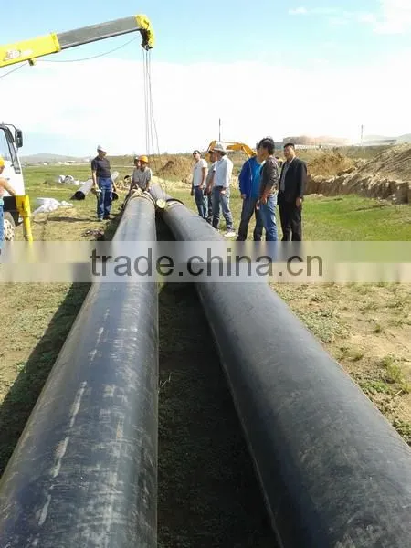 High Quality Donghong Coating Epoxy Resin Spiral Welding Corrugated Composite Steel Pipe