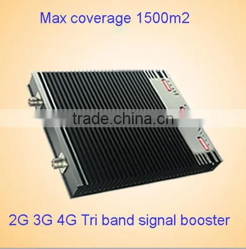 27dBm 70dB 900 2100 2600 MHz Mobile Signal Booster 2G 3G 4G Tri Band Booster photo-2