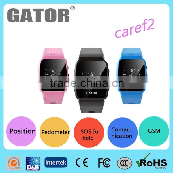 Gator Child Gps Tracker / Wrist Watch Gps Tracking Device for Kids-caref 2 Watch photo-2