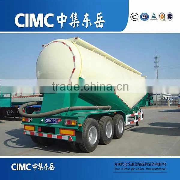 CIMC Brand 3 Axle Cement Bulker Banana Type New Produce photo-2