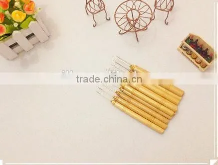 Cheap Hair Hook Needles Clamp Wood Needle Hook For Hair Extension Tools photo-6
