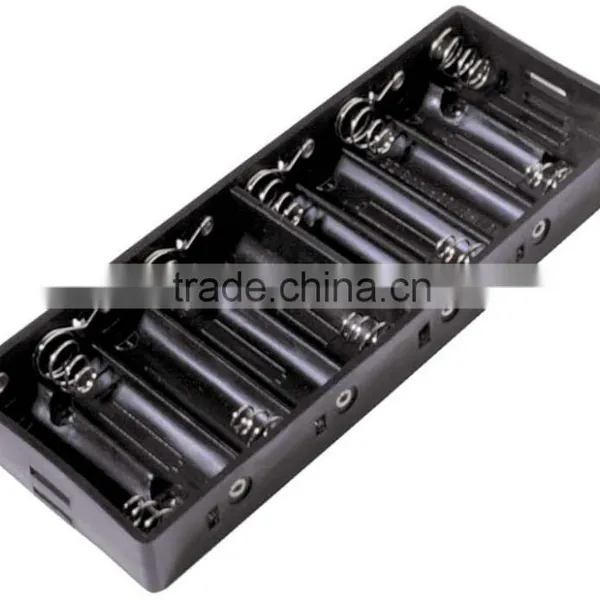 Plastic 12V 8AA Battery Case With Wire Leads Battery Holder photo-2