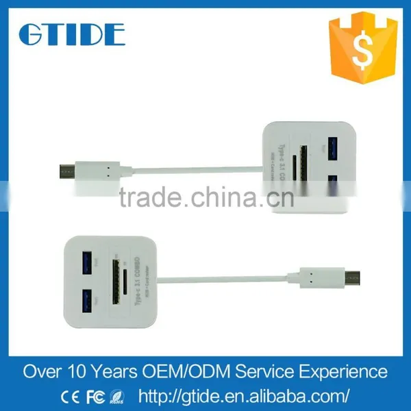 Gtide White Colourful Micro USB to Type C Adapter Multiport USB Type C for Camera, Computer, Mobile Phone, MP3 photo-6