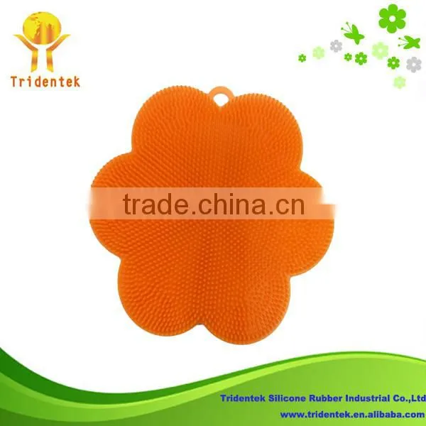 2016 New Arrival Bathing Accessories Most Difficult Production Silicone Bathing Brush For Shower photo-2