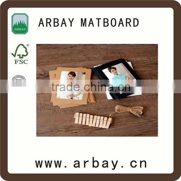 Newest Decorative Uncut Paper Craft Picture Frame Weeding Love Photo Mat Board 16x20 Poster photo-2