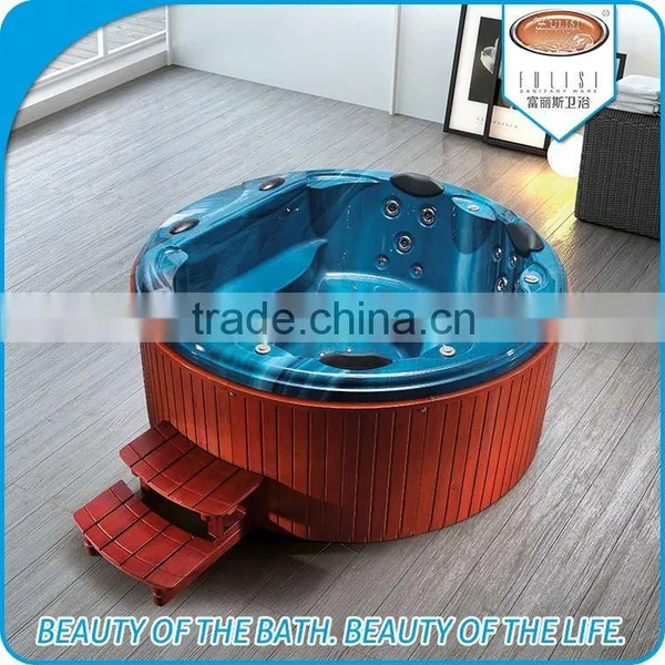 Acrylic Freestanding Bath Massage Hot Spa Tub Manufacturers