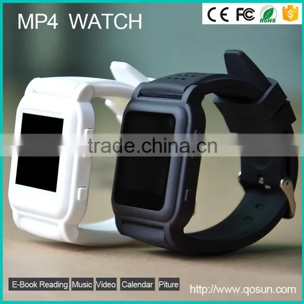 2015 New Design Factory Supply High Quality Q998 MP4 WRISTWATVH With Music and Vedio Player, E-book, Stopwatch, Calendar
