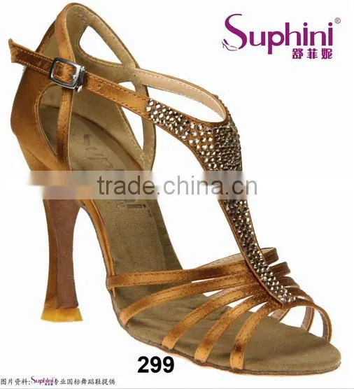 Suphini Crystal High Heels Ballroom Shoes Dance Shoes photo-2