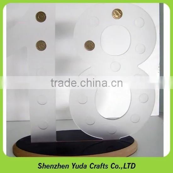 Acrylic Block Holder Polished and Machined CNC Router Acrylic With Milling Holes photo-4