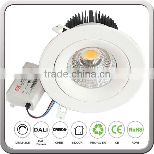 High CRI90 25W COB Led Downlight Dimmable photo-4