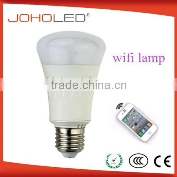 7.5w Wirless Wifi Intelligent Led Light Bulb E27 Wifi Rgb Bulbs