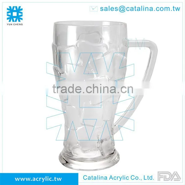 Simple Clear Acrylic 300ml Beer Mug photo-3