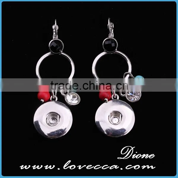 Hot 2015 New Product Jewelry Wholesale Fashion Crystal Silver Chrismas Earrings for Party photo-3
