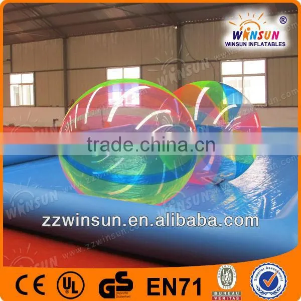 Popular Spinning Water Ball Fountain With Germany Tizip Zipper