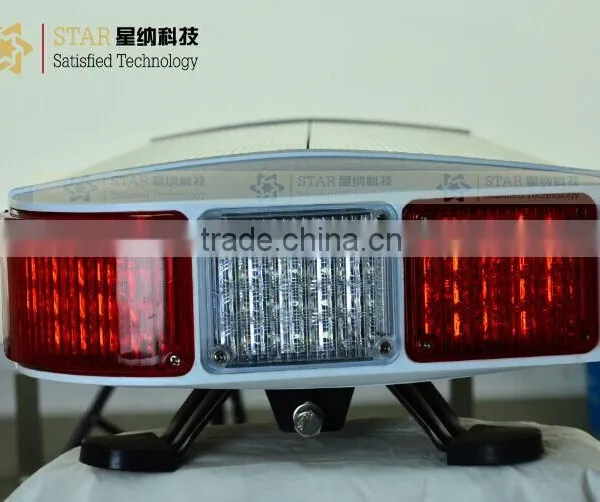 Police Car Led Warning Light Bar, 100 Watt Speaker, Red Blue Led Warning Lightbar photo-4