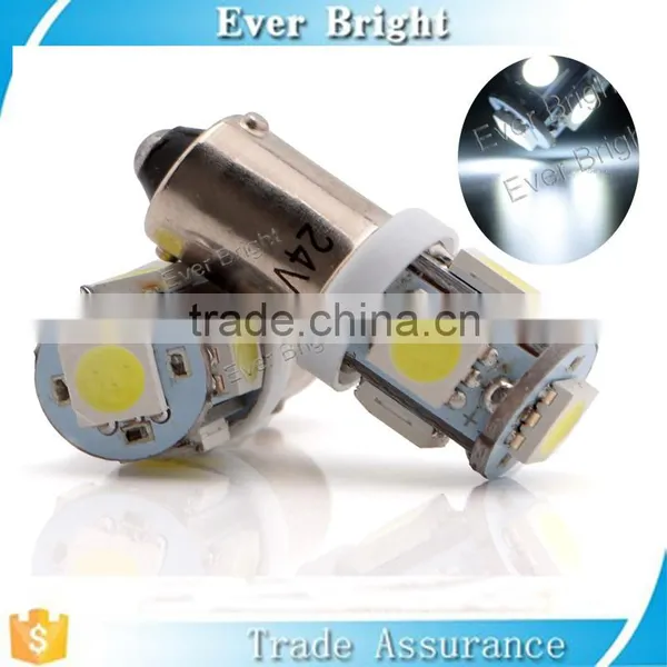 Super Bright 24v Ba9s 2-B 257 5050 5SMD Car LED License Plate Lights Map Dome Light photo-3