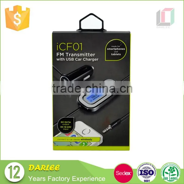 Custom Logo Recyclable Free Sample Mobile Phone Charger Packaging Box With Clear Window photo-4