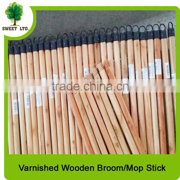 Italian Screw Varnished Wood Broom Stick With Factory Price photo-4